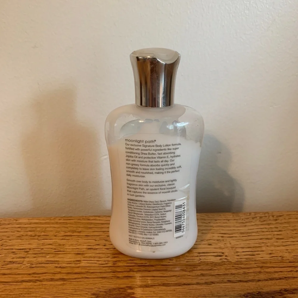 Bath & Body Works Moonlight Path Body Lotion 8oz full Size *USED